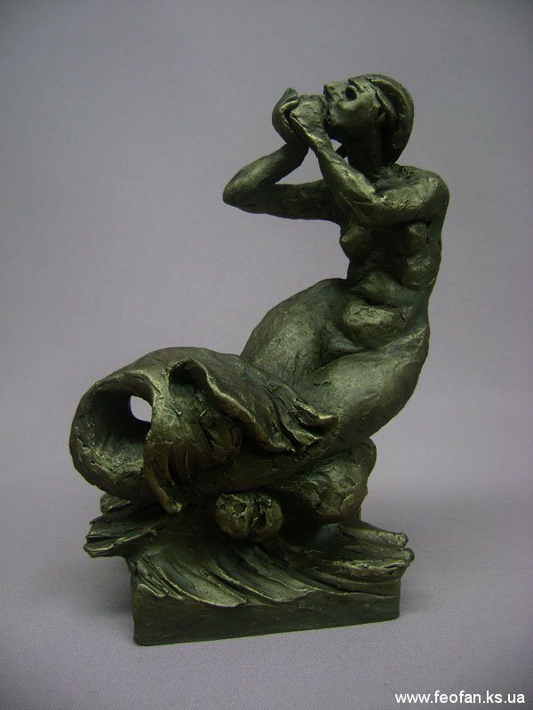 Благая Весть. Бронза. Н-18см. 2002г.
