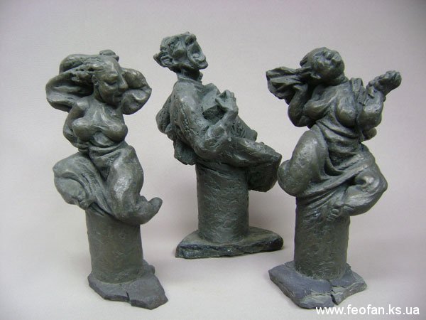 Нирвана. Бронза, камень. Н-25см. 2008г.