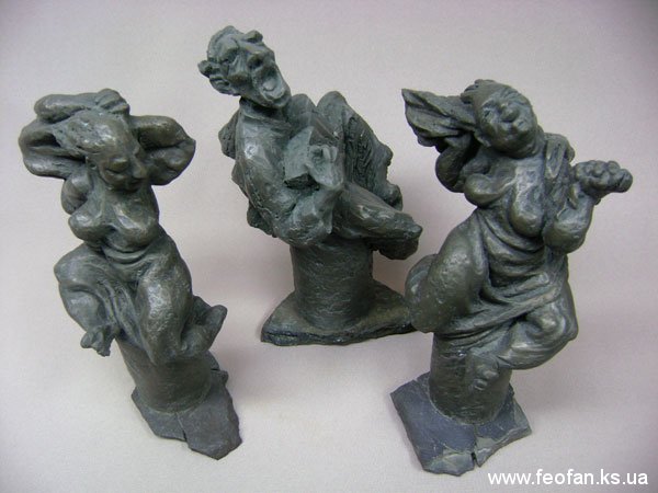 Нирвана. Бронза, камень. Н-25см. 2008г.