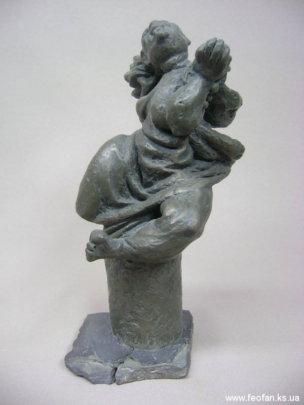 Нирвана. Вакханка Верка. Бронза, камень. Н-25см. 2008г.