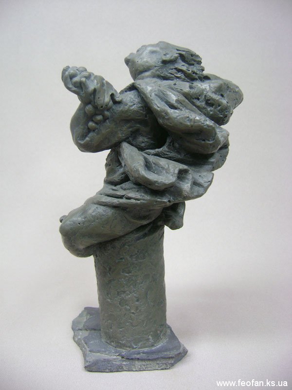 Нирвана. Вакханка Верка. Бронза, камень. Н-25см. 2008г.