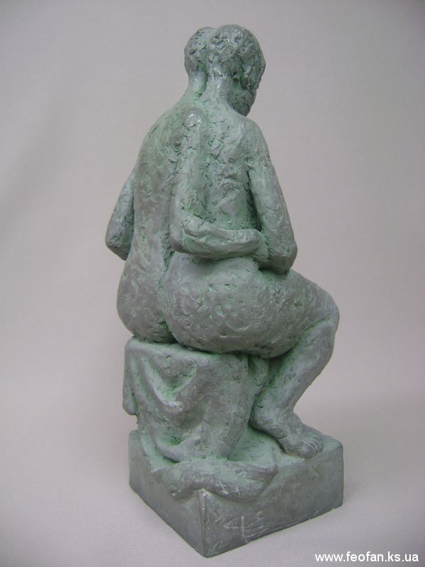 Ирония Жизни. Медь. Н-30см. 2004г.