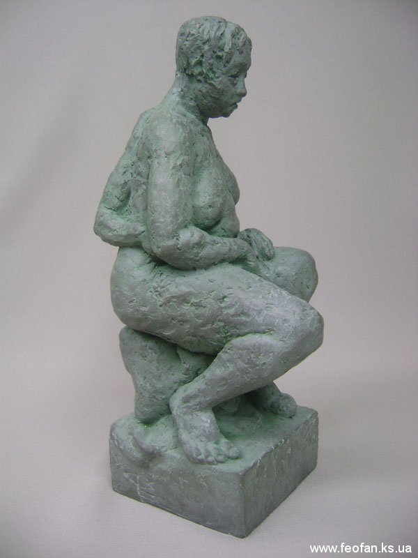 Ирония Жизни. Медь. Н-30см. 2004г.