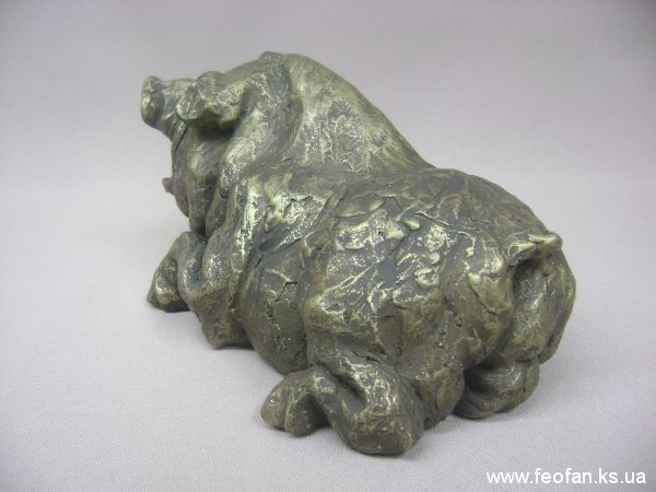 Председатель. Моделаст тонированный. Н-16см.х25см.х18см. 2007г.