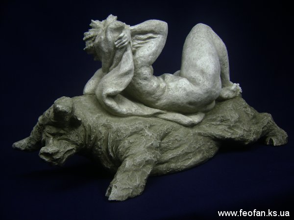 Vendetta. Искусственный камень. Н-27см.х55см.х25см. 2003 г.