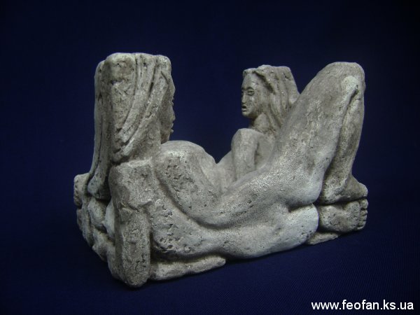 Барханы Алешья. Искусственный камень. Н-13см.х20см.х13см. 2007г.