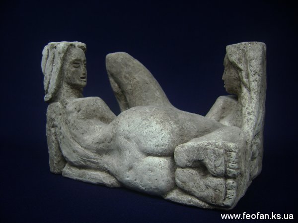 Барханы Алешья. Искусственный камень. Н-13см.х20см.х13см. 2007г.