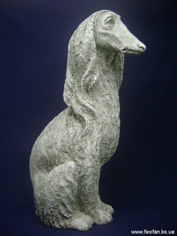 Ожидание. Афганка. Искусственный камень. Н-64см. 2004г.